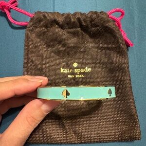 Kate Spade Teal and Gold Bracelet